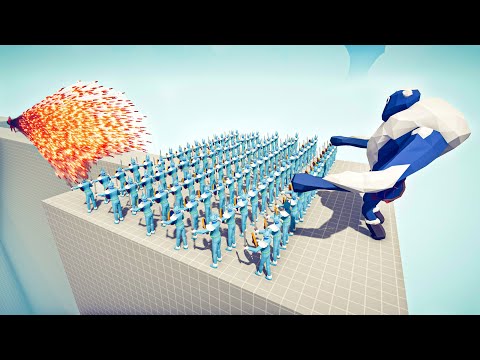 ICE WARRIOR + GIANT vs EVERY GOD - Totally Accurate Battle Simulator TABS