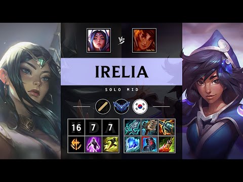 Irelia Mid vs Taliyah - KR Diamond Patch 25.15