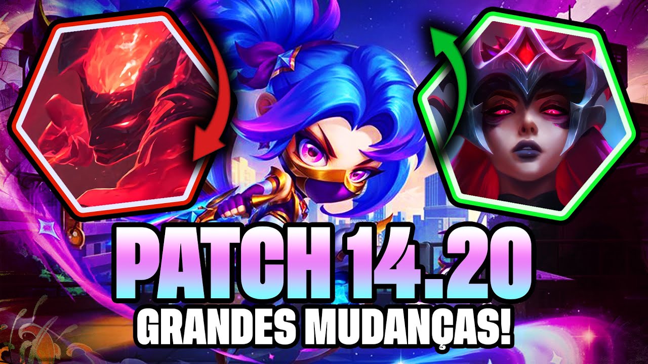 TFT - NOTAS DE ATUALIZAÇÃO PATCH 14.20 ANÁLISE COMPLETA