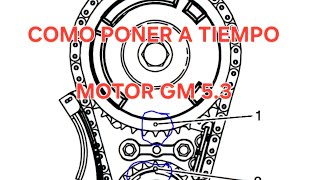Como poner a tiempo motor 5.3 chevy silverado  tahoe, suburban etc. código #p0016