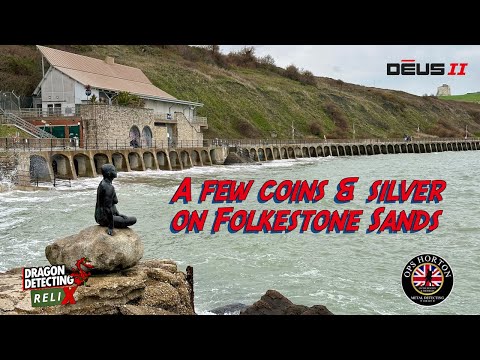 400. Metal Detecting along the beach | Folkestone in Kent | #deus2