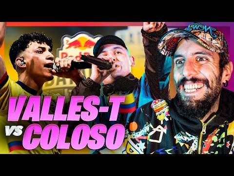 BATALLÓN 🔥🔥 Español Reacciona VALLES-T vs COLOSO #RedBullBatalla Regional Bogotá 2022