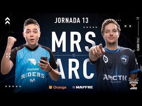 MOVISTAR RIDERS VS ARCTIC GAMING | Superliga Orange Clash Royale | (Partido 6) Jornada 13