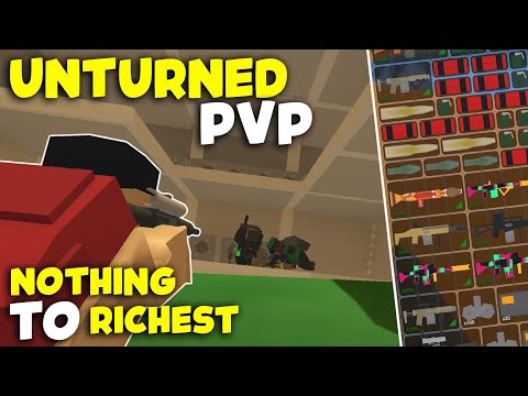 The FASTEST SOLO RAGS TO RICHES IN 7000 HOURS - Unturned PvP