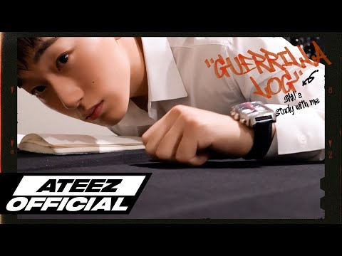 [Guerrilla Log] Study with me✏️ | 미국에서 영어 공부 | ATEEZ(에이티즈) #산