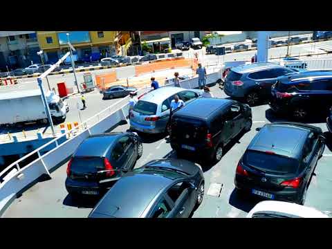 Ferry to Messina Sicily 2018