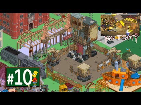 Los Simpson Springfield "Bart Royale, Cap. 10 - La Base de basura y la Puerta Terrafuera" por Tony