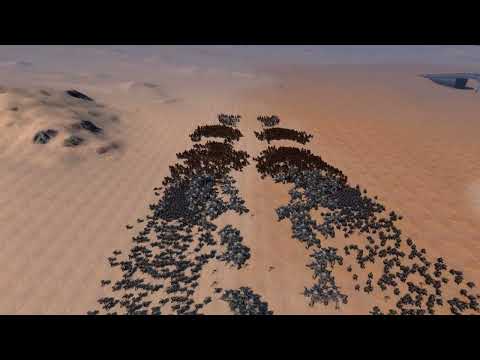 2,000 Spartans and Archers vs. 4,000 Giant Ogres and Dwarfs  Ultimate Epic Battle Simulator    UEBS
