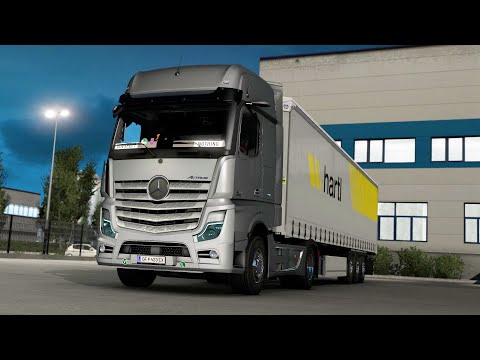 ETS2 1.38 Open Beta Mercedes Actros MPV  Frankfurt - Berlin