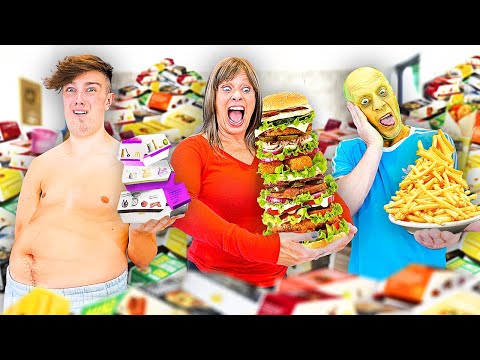 Last To Stop Eating McDonalds Wins $10,000 - Challenge