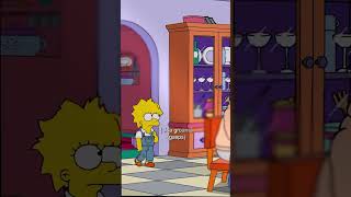 The fight between Bart and Lisa #cartoon #bartsimpson #simpsons #lisasimpson