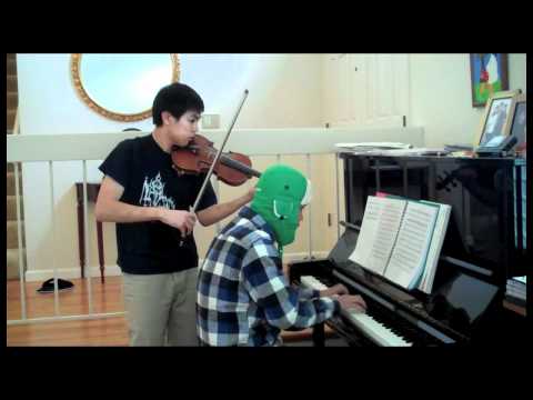 Howl's Moving Castle Main Theme (Violin, Piano cover) ft. Zorsy video thumbnail