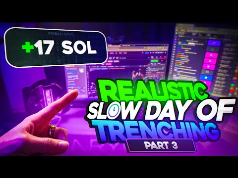 A Realistic Day Of Memecoin Trading PART 3! +$3200 Profit