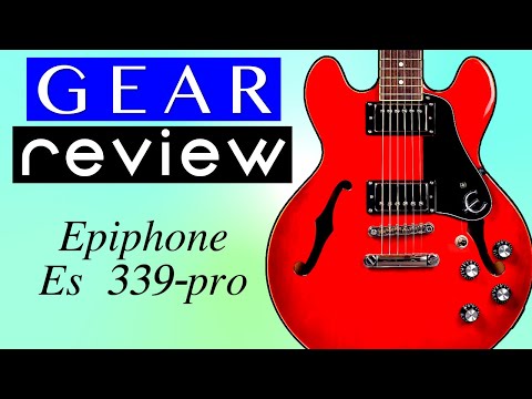 UNBOXING/Guitar Review -- Epiphone ES 339-Pro from Chicago Music Exchange.