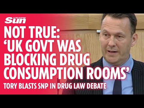 Tory MSP blasts 'not true' SNP for 'griping UK govt was blocking drug consumption rooms'