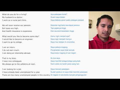 Indonesian Phrases #55 Working