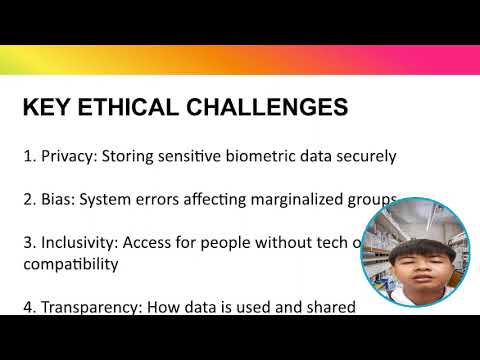 Video presentation: Ethical Innovation Roadmap for Biometric Digital IDs in Government Services