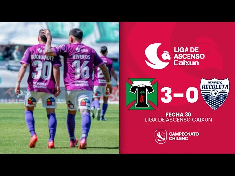 #LigadeAscensoCaixun | Deportes Temuco 3 - 0 Deportes Recoleta | #Fecha30