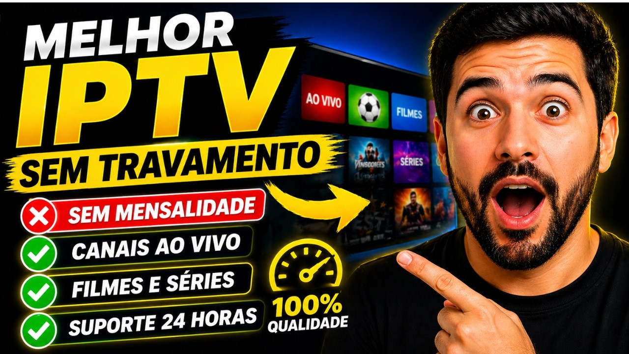 👉 🔥 MELHOR IPTV SEM TRAVAMENTO? Testei AO VIVO e olha isso… 😳