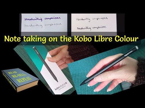 Kobo Stylus 2 and Kobo Libre Colour - Note Taking