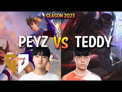 Gen Peyz vs Teddy - EZREAL vs APHELIOS ADC - KR Ranked