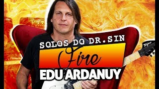 Fire (Dr.Sin): Solo com tablatura e playback - Edu Ardanuy