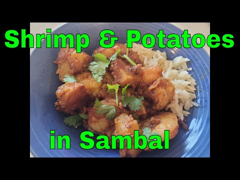 Indonesian Shrimp and Potatoes in Sambal (Sambal Goreng Kentang Udang)