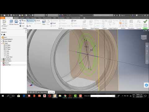 tutorial  PISTON AUTODESK INVENTOR PROFESSIONAL 2017