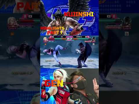 ICFC Tekken 7 GEN(Lidia) vs Kujinshi(devil jin) SHV part1 😃😄😃!!