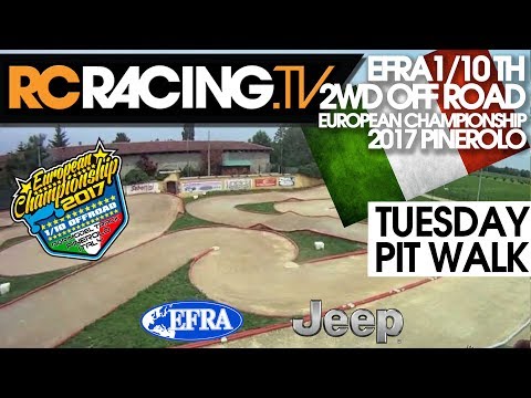 EFRA 1/10th 2WD Off Road Euros 2017 - Tuesday Pit Walk