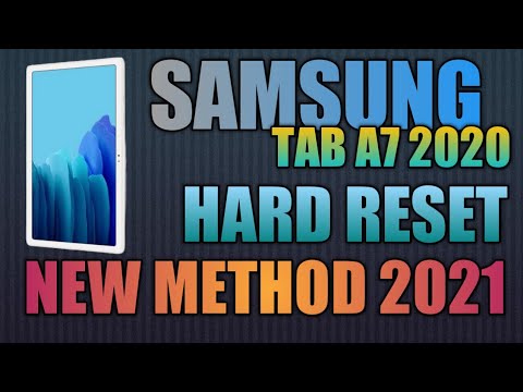 Samsung Tab A7 2020 Hard Reset | All Samsung Latest Pattern Unlock Solution | how to get recovery