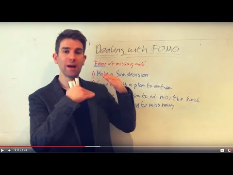 Top 4 Tips For Dealing With FOMO (Fear Of Missing Out!) 😀 Video
