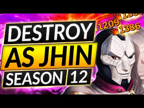 How to Be a PERFECT JHIN MAIN in Season 12: ADC Combos, Mechanics and PRO Tips - LoL Guide