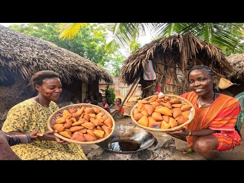 You can try This at Home for Breakfast | Village moms Recipe for Spiced Mahamri |Village life