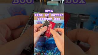 OP16 Time of Battle booster box opening part 1! Which leader did we get??