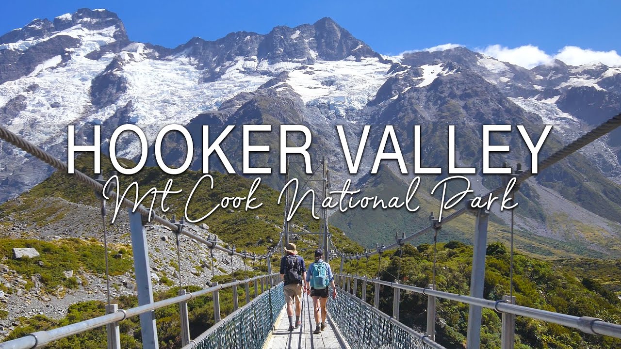 Experience a virtual hike across Hooker Valley Track.