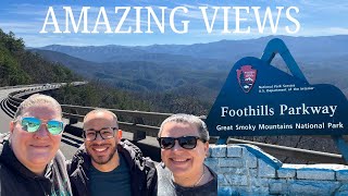 DRIVING THE SCENIC FOOTHILLS PARKWAY TOWNSEND-WEARS VALLEY, TN | FOUND BEST GAS STATION BURGERS