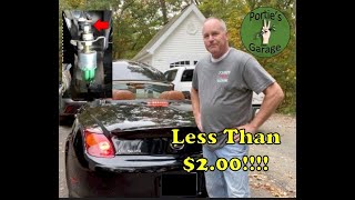 2002 Lexus SC430 CHEAP Brake Light Switch Fix!!!  Under $2.00!!!!