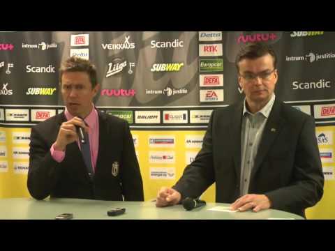 10.10.2015 SaiPa-Blues ottelun lehdistötilaisuus