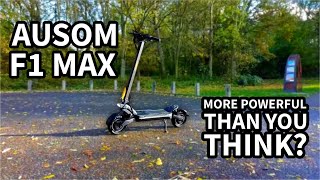 What is this Ausom F1 Max beast hiding? Dual Motors and a 72 km/h top speed?