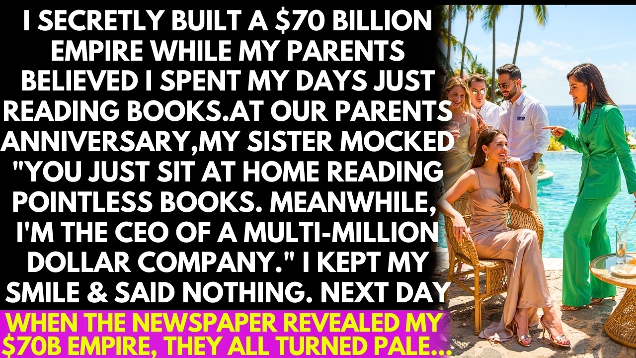 I built a $70 billion empire while my parents thought I just read books! sister mocked, but unaware?