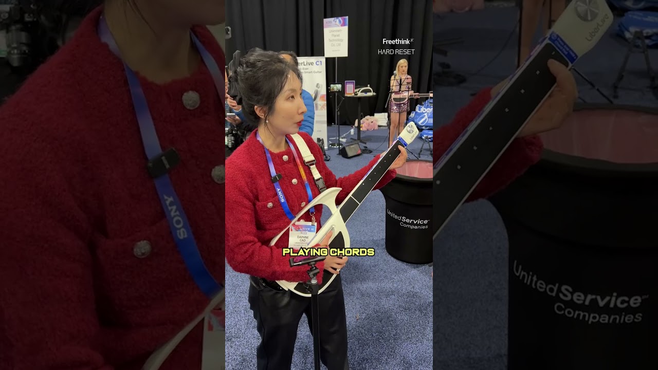 They made a stringless guitar.