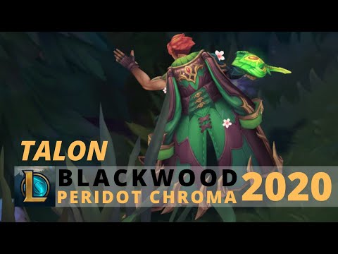 Blackwood Talon Peridot Chroma 2020 - League Of Legends