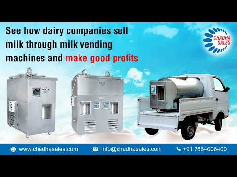 Automatic Fresh Milk Vending Machine 500 Ltrs