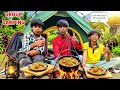 Night Camping In Jungle With My Friends Cooking Desi Food Camping In India Village Gavala