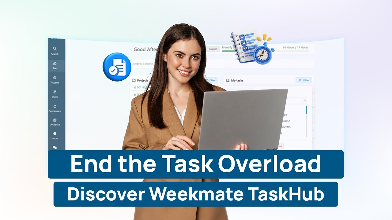 End the Task Overload: Discover Weekmate TaskHub #WeekMate