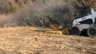 Great Views Brush Clearing LLC - Ground Force mower versus Plum Thicket and Cedars  -  NO CONTEST!