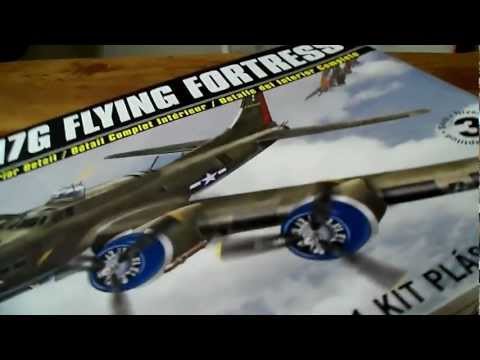 Revell 1/72 B-17G Flying Fortress Model Kit Overview