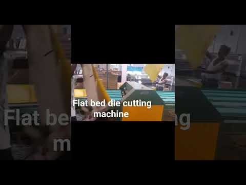 Flat Bed Die Cut Punching Machine