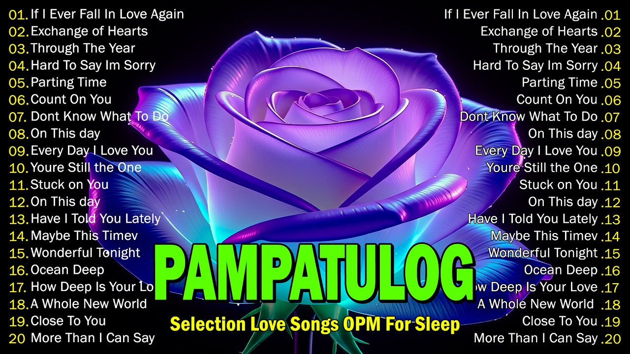 Pampatulog Love Songs Nonstop 2025 | Relaxing Old Love Songs for Sleeping and Stress Relief